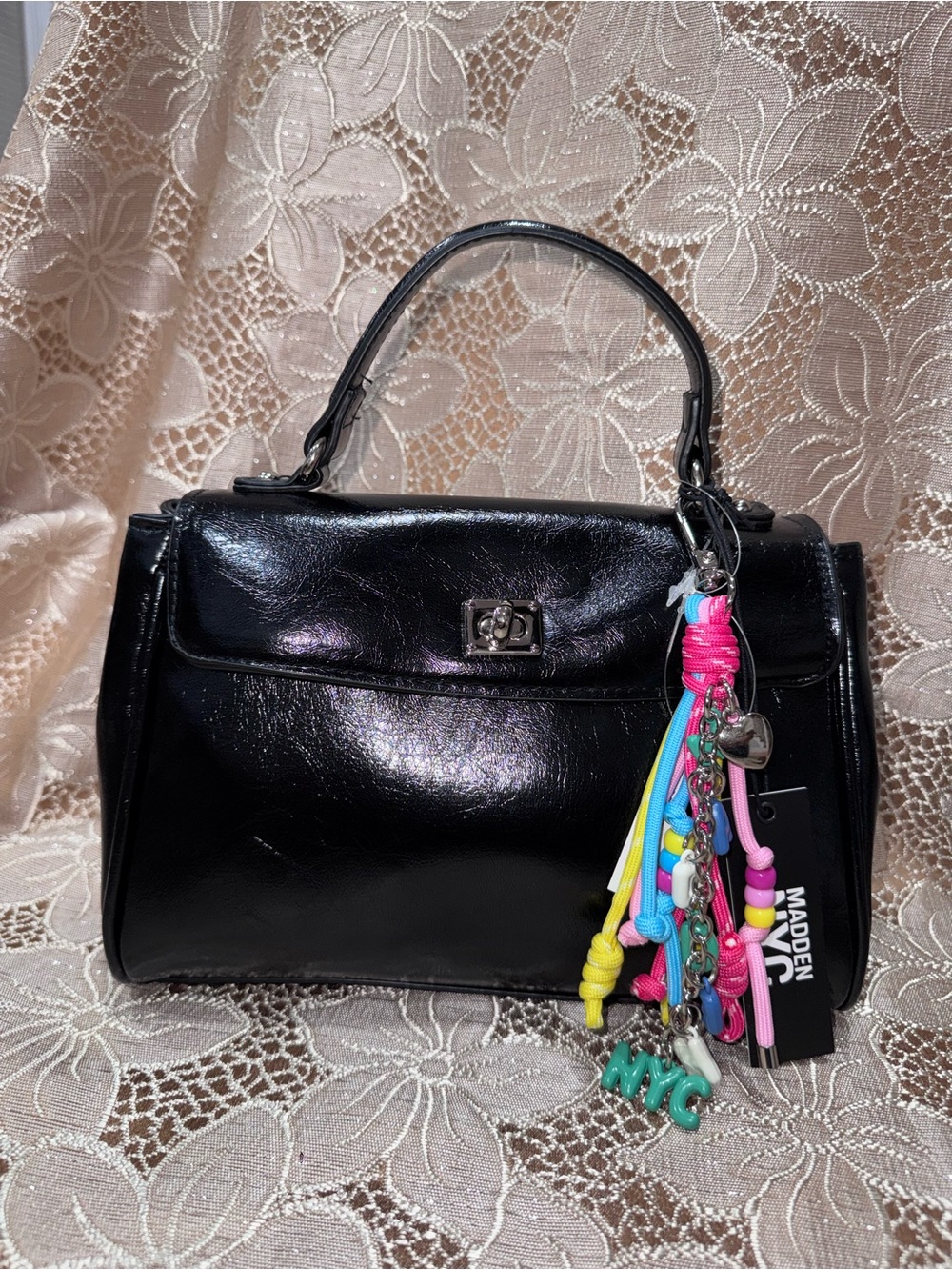 Madden NYC Black Crossbody Bag